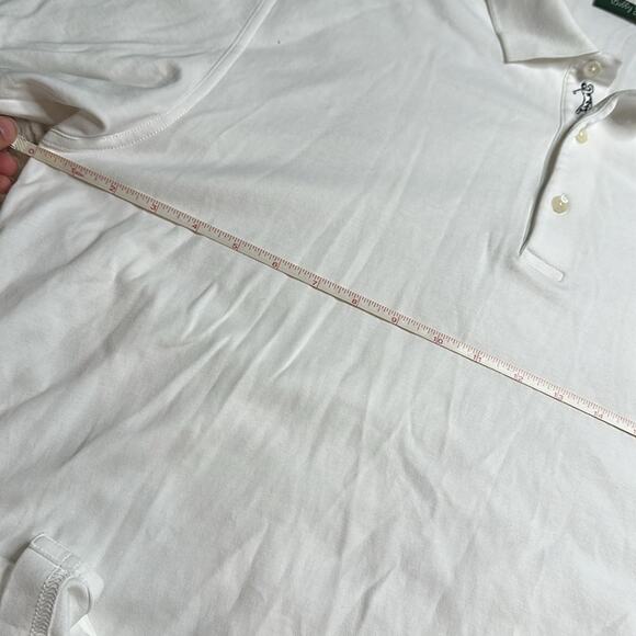 Bobby Jones 100% Peruvian Pima Cotton Golf Shirt Super Soft White XL ST13 - Picture 6 of 10